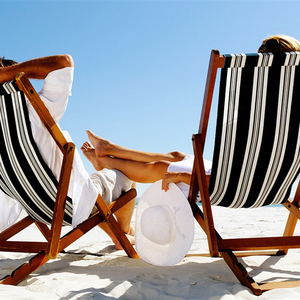 Ensemble <span class=keywords><strong>de</strong></span> chaises <span class=keywords><strong>de</strong></span> salon en tissu PVC, personnalisé, bon marché, ombrage <span class=keywords><strong>de</strong></span> soleil, pliant, en bois, pour la plage, en vente - Product Image 4
