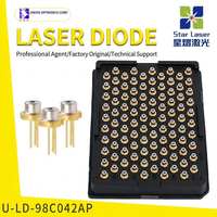 Dioda Laser Inframerah NIR Industri 980nm 300mW TO18 Union Optronics U-LD-98C042AP Daya Tinggi untuk Sistem Penglihatan Malam
