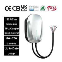 Chargeur de véhicule électrique 22 kW 11 kW 7 kW Type 2 Type 1 GB/T Niveau 3 AC Station de recharge murale IP65 CE UKCA avec multiples protections de sécurité