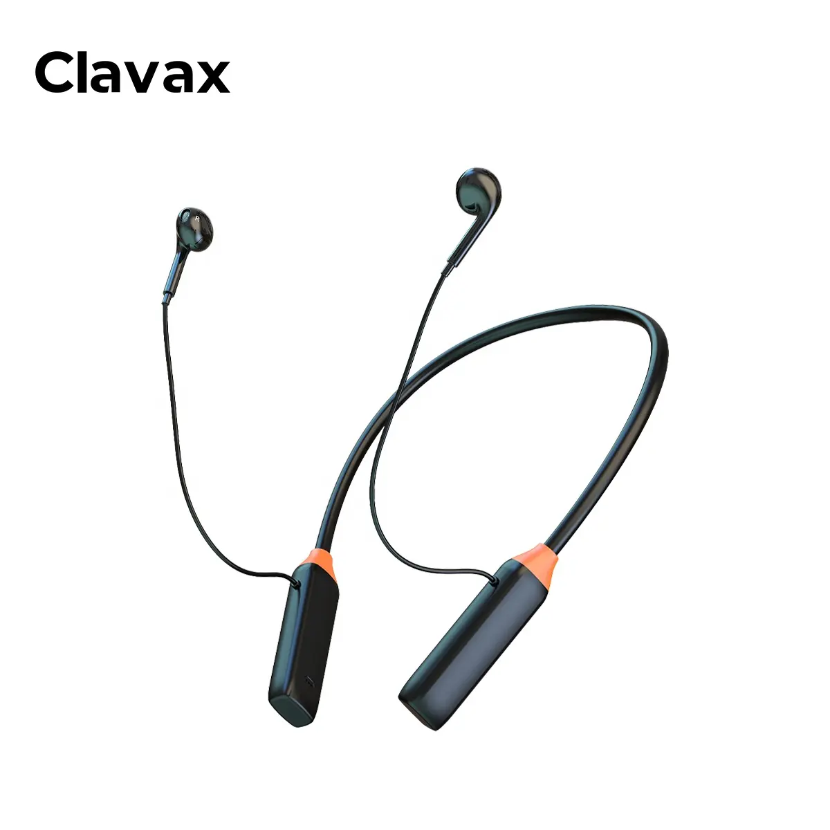 Clavax CLLM-K32 Neck Band In-ear Wireless Headphones Sports Earphones Short Video Live Radio Recording Monitoring Microphone
