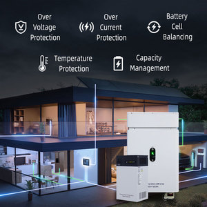 All in One 51.2V 10Kw 20Kw Hybrid Solar Power System Kit With Lithium <b>Battery</b> for Home <b>Backup</b> Off Grid Use - Product Image 3