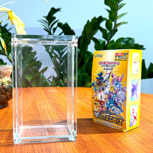 Étui de protection en acrylique TCG pour boîte de booster Pokémon Japon avec couvercle coulissant, protection en acrylique anti-UV, empilable - Product Image 2