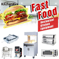 Solution complète KitchenMax pour la restauration rapide, équipement de cuisine pour restaurants commerciaux, matériel de restauration rapide pour poulet et hamburgers