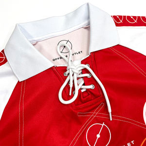 ชุดกีฬาฟุตบอลผ้าโพลีเอสเตอร์สำหรับ100% ชุดเล่นกีฬาเสื้อฟุตบอลออกแบบได้ตามที่ต้องการ - Product Image 4