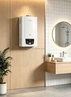 Prix usine – Chauffe-eau mural instantané 10L à coupure automatique, échangeur de chaleur en cuivre, en acier inoxydable, pour usage extérieur naturel