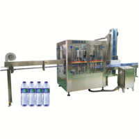 Machine de remplissage automatique d'eau potable minérale pure de bouteilles en plastique PET idée de petite entreprise ligne de production complète de A à Z