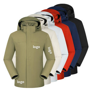 Wholesale Soft Shell Waterproof And Windproof Stitching And Contrast Colors Zipper <b>Wind</b> <b>Breaker</b> - Product Image 5