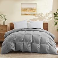 Couette en duvet de plumes d'oie respirante de qualité hôtelière, prix d'usine, faible MOQ, toutes saisons