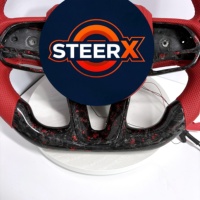 Boîtier de moteur à vibrations pour volant Dodge Challenger, compatible Charger Demon Hellcat Durango Redeye, en cuir perforé