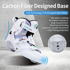 Patins à roulettes en fibre de carbone Ruidongle, patins de vitesse, 4 roues, roues en PU à rebond élevé, roulements Abec 11 pour hommes et femmes - Product Image 4