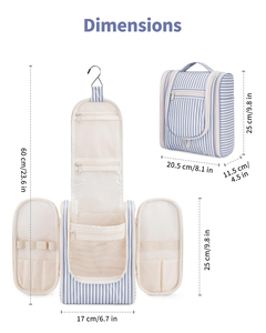 Neceser <span class=keywords><strong>de</strong></span> <span class=keywords><strong>Maquillaje</strong></span> Extra Grande, Bolsas <span class=keywords><strong>de</strong></span> Cosméticos Impermeables, Bolsa <span class=keywords><strong>de</strong></span> Aseo Colgante para Viajes para Mujer - Product Image 5