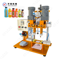 Machine semi-automatique de capsulage de table Machine semi-automatique de vissage de bouchon de bouteille en plastique PET de verre pour le vissage de couvercle