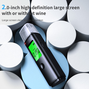 FZW HM-01 <span class=keywords><strong>Alcootest</strong></span> Rechargeable de Qualité Professionnelle Portable pour Usage Personnel et Professionnel Noir Compact - Product Image 4