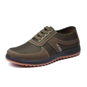 Zapatos de tela para primavera y verano con suela de tendón de vaca para hombre, antideslizantes, casuales, de una pieza, estilo walking. - Product Image 4