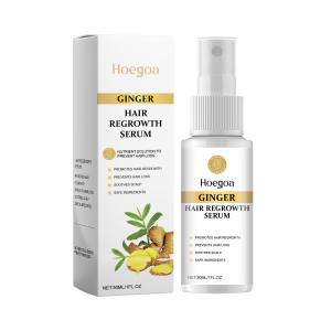 Hoegoa Hair Essence Spray, Volumizing Hair Hair Soft Luster Ginger Hair Care Scalp Treatment Spray