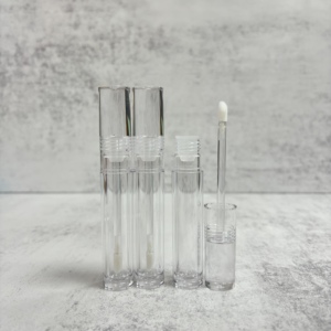 Tube à lèvres transparent vide, en plastique, pour gloss ou huile à lèvres, avec logo personnalisé, emballage cosmétique pour gloss à lèvres. - Product Image 5