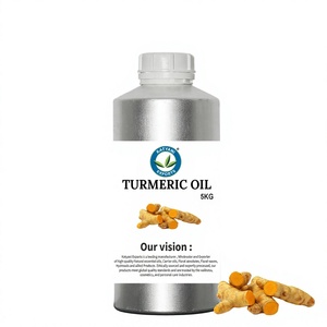 Industrial Grade Turmeric Essential <b>Oil</b> 5 KG Curcuma Longa Steam Distilled Pure <b>Oil</b> - For Personal Care Products Formulations - Product Image 1