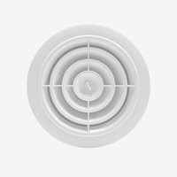 Système de ventilation intérieure, diffuseur rond en plastique ABS à vent contrôlé, aérateur d'air frais réglable