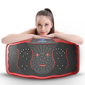 Schlussverkauf Vibrationsplattform Maschine zur Gewichtsabnahme Crazy Fit Massagegerät Vibrierplatte mit Widerstandsbändern