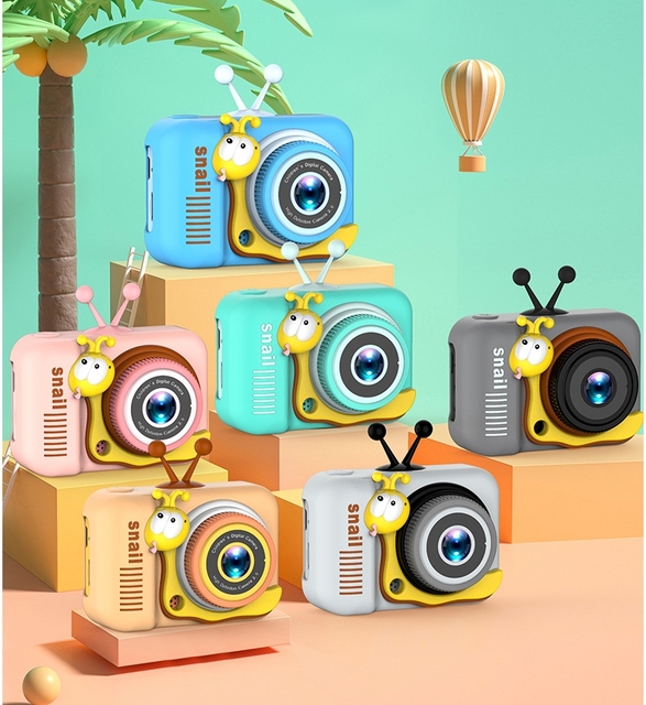 Kids Camera 400Mah 2.0 Inch IPS Wireless Kids Digital Camera Kid Toys Gift for Birthday 1080P Rechargeable Electronic Camera