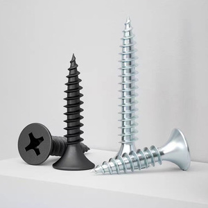 Alçıpan vida siyah fosfat kaba ince iplik Bugle Phillips kafa Andika alçı vida alçıpan vidalar kuveyt - Product Image 2