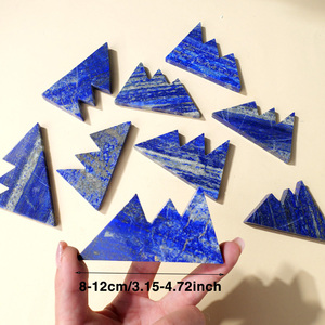 Ornement de pointe en <span class=keywords><strong>lapis</strong></span>-<span class=keywords><strong>lazuli</strong></span> naturel sculpté à la main, poli, pour la décoration intérieure et le Feng Shui (vente en gros) - Product Image 2