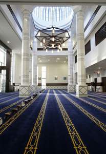 Nuovo Design di Fabbrica: Tappeto da Moschea 100% Nylon, Lussuoso Tappeto da Parete a Parete per Preghiera in Moschea - Product Image 3