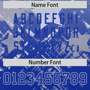 Camiseta de Fútbol Americano Personalizada con Estrella Degradada en Gris Real - Product Image 4