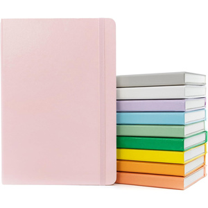 Cahier A5 en cuir PU Journal couverture rigide doublé affaires reliure parfaite Journal planificateur carnets avec logo personnalisé vente en gros - Product Image 1