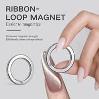 Nouveau style Aimant circulaire puissant pour nail art, Aimant œil de chat multifonctionnel, Outil d'aide pour débutants