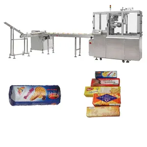 Máquina de embalaje X Fold, envoltura automática para arroz, pastel, galletas, galletas