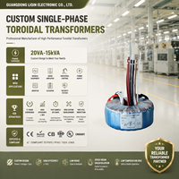 Transformateur d'isolement toroïdal monophasé à enroulement en cuivre de haute qualité, 50W-5000W, entrée 220V, sortie 12V, pour amplificateur audio