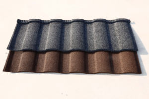 Entreprise de toiture Couvreurs dans ma région Produits de toiture Tuile métallique revêtue de pierre Tuile romaine profonde - Product Image 4