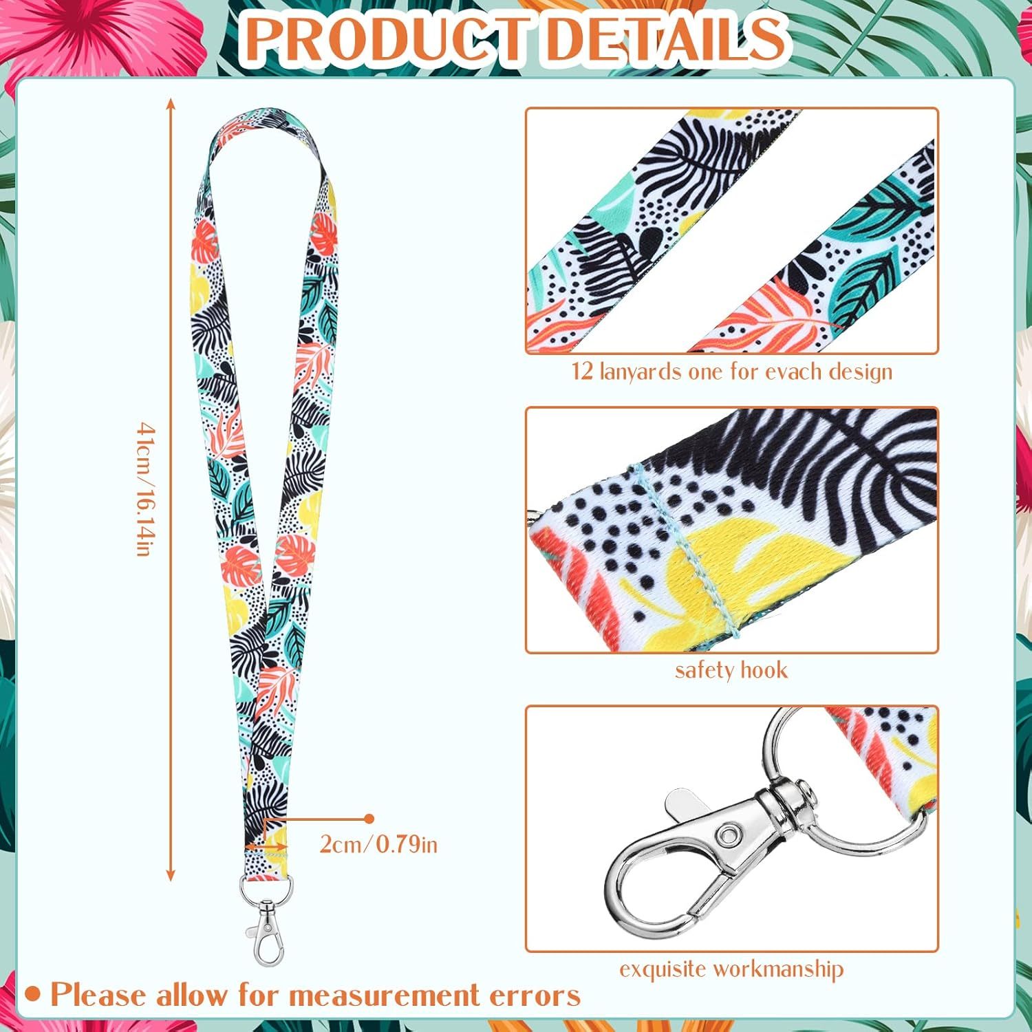 Newest Lovely Creative Fashionable Cartoon Stitch Anti-Lost Neck Strap Satin Polyester UV Printed Hook ID Card Holder Student Image 2