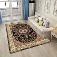 Tapis et carpettes persans 3D imprimés en polyester de haute qualité, fabriqués à la machine, antidérapants, à poils ras, pour salon, chambre à coucher, petit tapis