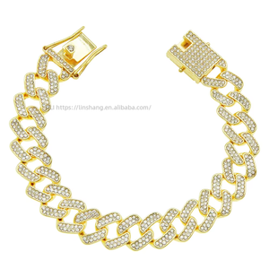 Cool Full <b>Cuban</b> <b>Chain</b> Bracelet Bracelet Jewelry Hipster Connector Personalized Fashion Bracelet Jewelry Tanjing - Product Image 1