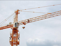 Grue à tour QTZ40 de 72 000 kg avec hauteur de travail autonome de 29 m, mini-grue à tour
