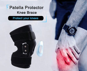 Penyokong Sendi Lutut Orthosis Dapat Disesuaikan Profesional, Penyokong Lutut, Penyokong Lutut Ukuran Plus dengan Engsel - Product Image 2