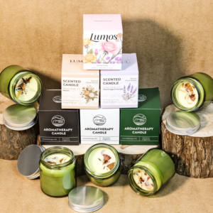 Ventes en gros d'emballages de parfums personnalisables, bougies aromatiques artisanales biologiques de 100 g dans un bocal en verre <span class=keywords><strong>vert</strong></span> armée pour la décoration des bars - Product Image 5