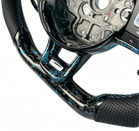 Bestseller Blaues Geschmiedetes Carbon-Leder Autolenkrad für Volkswagen Golf GTI Mk7 Mk6 Mk5 Polo GTS GTD GT ER CCR-line