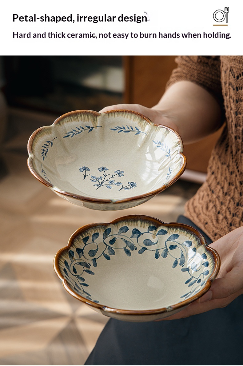 จานดอกไม้ 6 ดอก - ฟรีเซีย