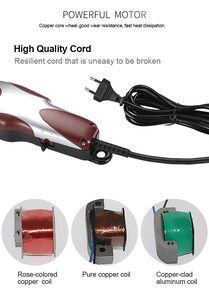 Kompakter niedriger Preis China Hersteller Corded Made profession elle Herren Haars chneide maschine - Product Image 4