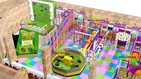 Terrain de jeu intérieur Softplay 570 m² Soft Play Maze FEC pour centres commerciaux