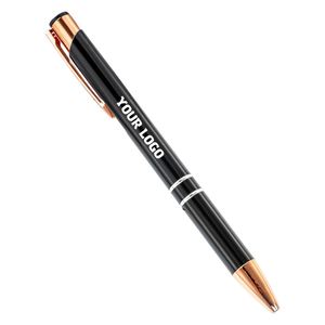Stylos à bille en métal de haute qualité avec logo personnalisé gravé au laser pour cadeaux promotionnels d'entreprise et fournitures scolaires - Product Image 1