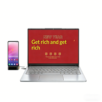 15.6 Inch Lapdock Display Portable Monitor with Keyboard Built-in 5000mah Battery HD IPS USB C Computer Monitors