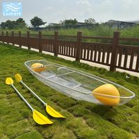 Sac flottant latéral transparent pour siège de kayak double avec pagaie double pour la photographie, fabriqué en Chine, Lumark, vente chaude