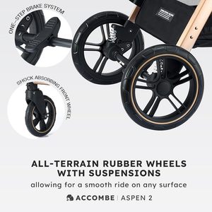 <span class=keywords><strong>Passeggino</strong></span> Convertibile 2-in-1 Accombe con <span class=keywords><strong>Culla</strong></span> per Neonati e Bambini da 0 a 36 Mesi - Product Image 5