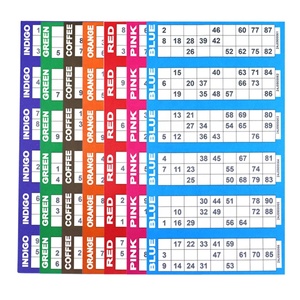 Juego de Bingo en Oferta, Fabricante de Tarjetas de Bingo de Papel Artístico Personalizado CMYK para Fiestas y Eventos - Product Image 3