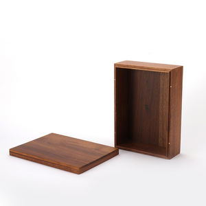 Walnut Wooden Modern Custom Storage Gift <b>Box</b> <b>with</b> <b>Lid</b> Durable & Space Saving Home <b>Decoration</b> Packaging for Jewelry Chocolate - Product Image 6