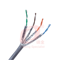 100m 305m Cat5e UTP FTP Serpent Ethernet Câble Feuille D'aluminium Blindé Conducteur En Cuivre PVC Veste Intérieur Aérien LAN Câble Internet